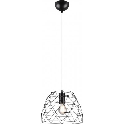 Lampe à suspension Reality Haval Ø 27 cm. Salle et chambre. Style moderne. Métal. Couleur noir