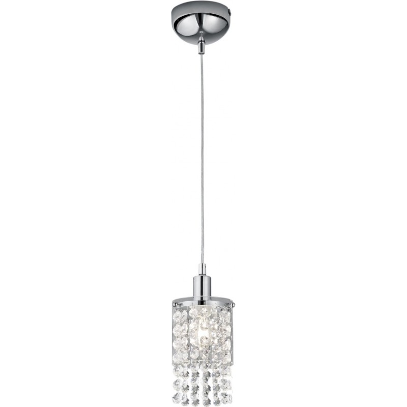 34,95 € Envio grátis | Lâmpada pendurada Reality Posh Ø 10 cm. Sala de estar e quarto. Estilo moderno. Fundição de metais. Cor cromado
