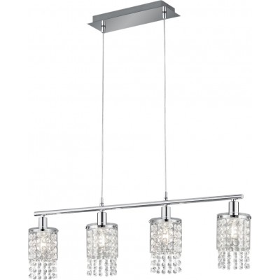 Hanging lamp Reality Posh 150×80 cm. Living room and bedroom. Modern Style. Metal casting. Plated chrome Color