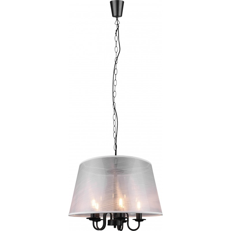 171,95 € Free Shipping | Hanging lamp Reality Cima Ø 50 cm. Living room and bedroom. Modern Style. Metal casting. Black Color