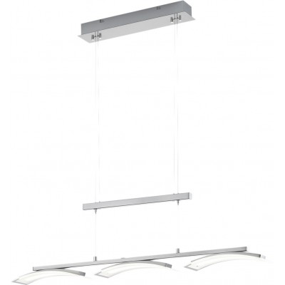 Lámpara colgante Reality Ikaria 5W 150×87 cm. Altura regulable. LED Blanco con temperatura de color regulable Salón y dormitorio. Estilo moderno. Metal. Color níquel mate