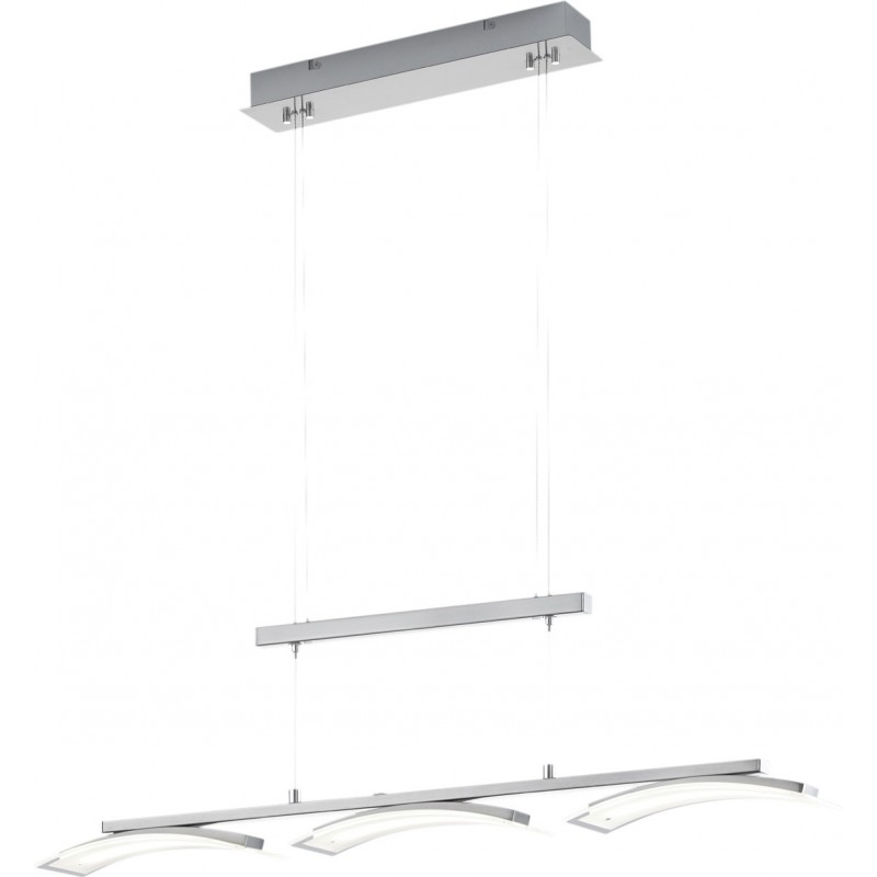 99,95 € 送料無料 | ハンギングランプ Reality Ikaria 5W 150×87 cm. 調整可能な高さ。 色温度を調整できる白色LED リビングルーム そして ベッドルーム. モダン スタイル. 金属. マットニッケル カラー