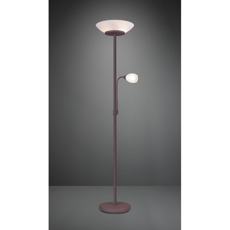 113,95 € Free Shipping | Floor lamp Reality Gerry Ø 34 cm. Flexible Living room and bedroom. Modern Style. Metal casting. Oxide Color