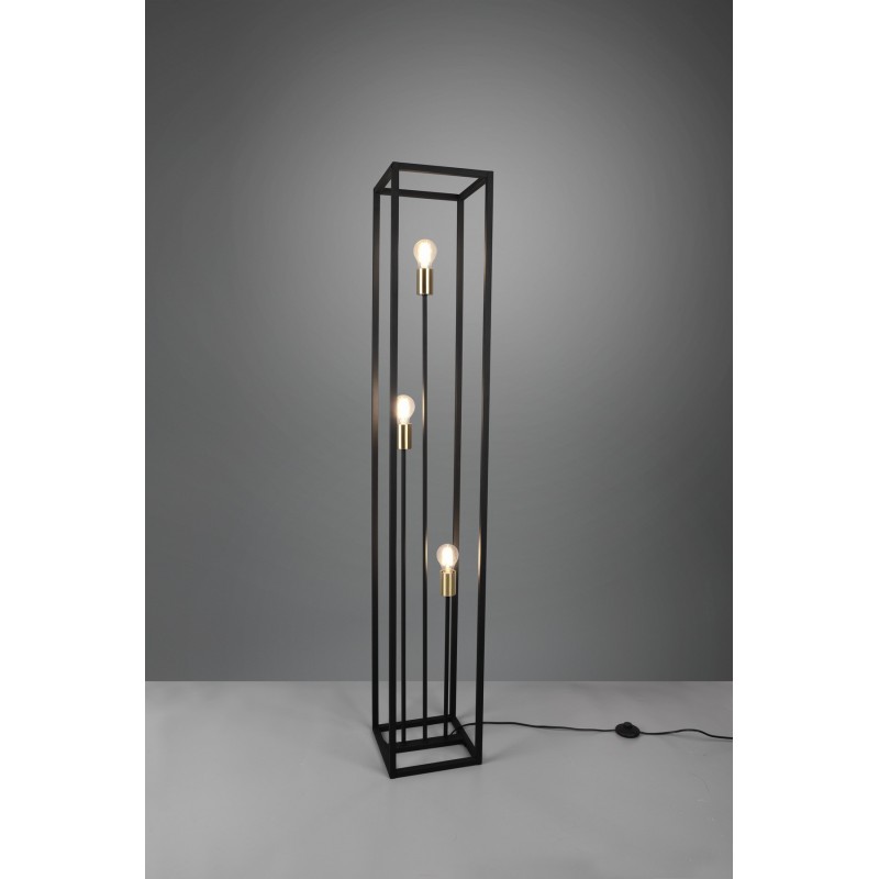 174,95 € Free Shipping | Floor lamp Reality Vito 153×25 cm. Living room and bedroom. Modern Style. Metal casting. Black Color