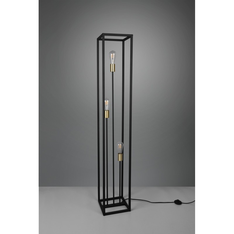 174,95 € Free Shipping | Floor lamp Reality Vito 153×25 cm. Living room and bedroom. Modern Style. Metal casting. Black Color