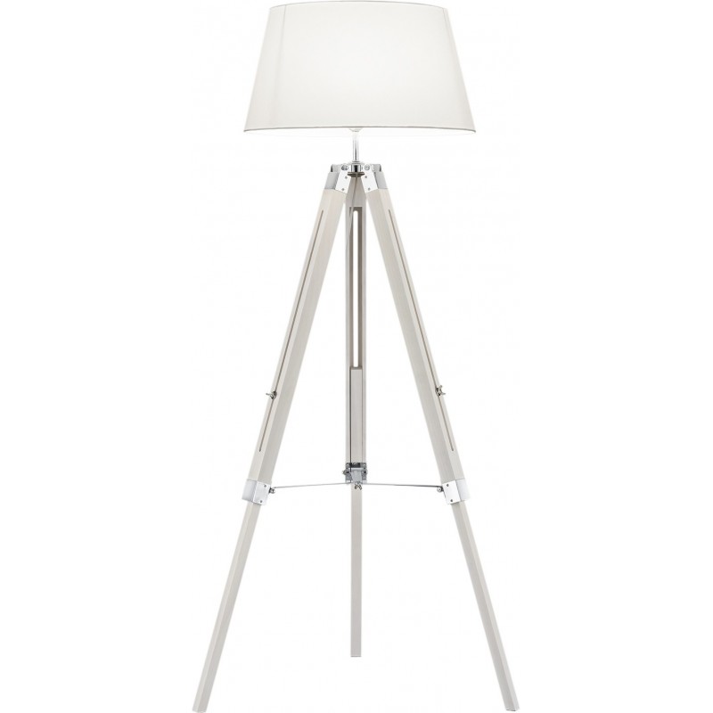 127,95 € Free Shipping | Floor lamp Reality Tripod Ø 72 cm. Living room and bedroom. Modern Style. Wood. White Color