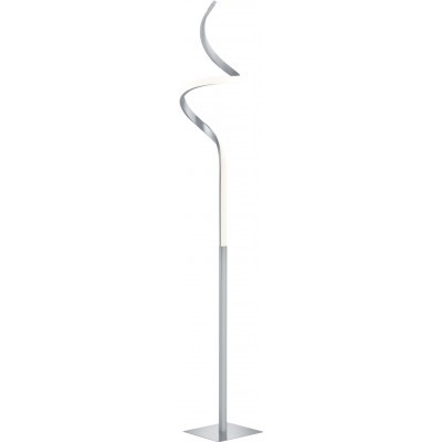 99,95 € Free Shipping | Floor lamp Reality Course 11W 3000K Warm light. 145×21 cm. Integrated LED Living room and bedroom. Modern Style. Metal casting. Matt nickel Color