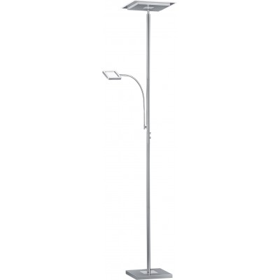 116,95 € Free Shipping | Floor lamp Reality Wicket 18W 3000K Warm light. 183×30 cm. Flexible. Integrated LED Living room and bedroom. Modern Style. Metal casting. Matt nickel Color