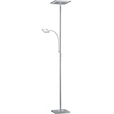 124,95 € Envio grátis | Luminária de piso Reality Wicket 18W 3000K Luz quente. 183×30 cm. Flexível. LED integrado Sala de estar e quarto. Estilo moderno. Fundição de metais. Cor níquel mate