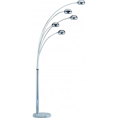 217,95 € Free Shipping | Floor lamp Reality Five Fingers 205×115 cm. Living room, bedroom and office. Modern Style. Metal casting. Plated chrome Color