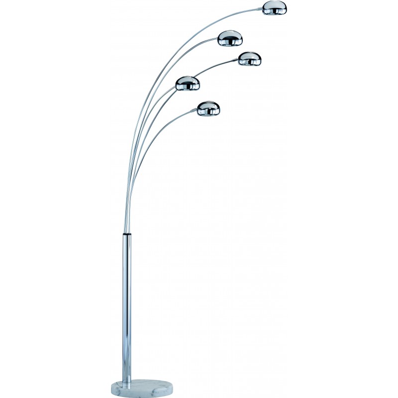 203,95 € Free Shipping | Floor lamp Reality Five Fingers 205×115 cm. Living room, bedroom and office. Modern Style. Metal casting. Plated chrome Color