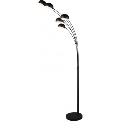 191,95 € Envoi gratuit | Lampadaire Reality Dito 210×30 cm. Métal. Couleur noir