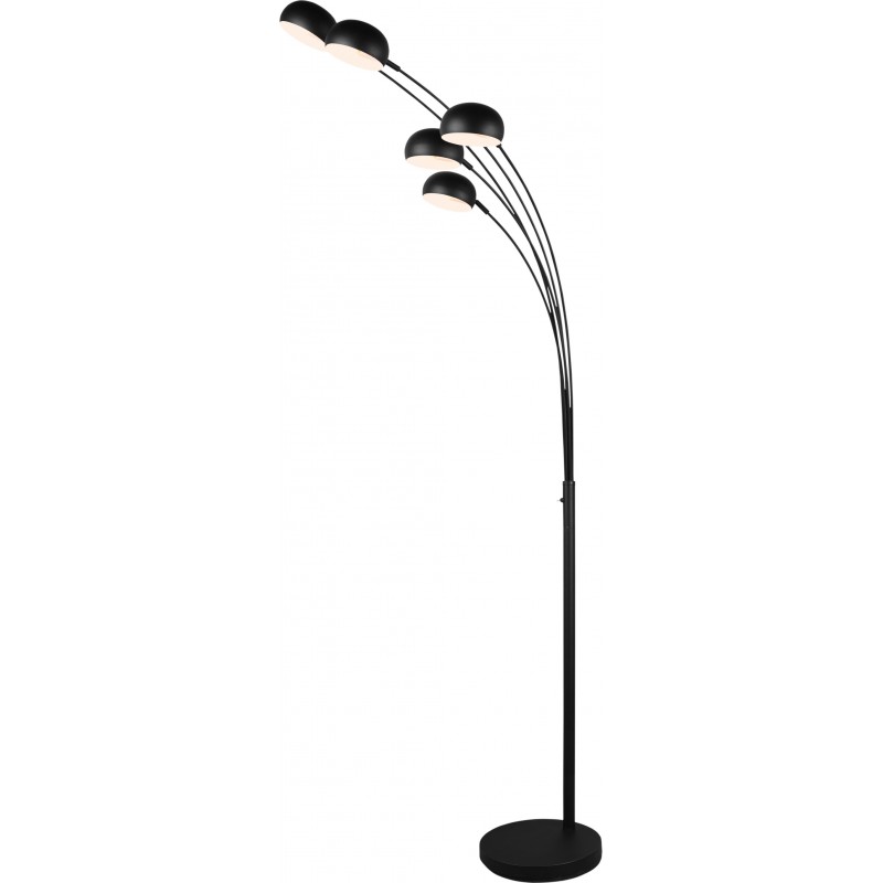 191,95 € Free Shipping | Floor lamp Reality Dito 210×30 cm. Metal casting. Black Color