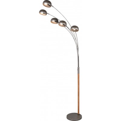 226,95 € Envio grátis | Luminária de piso Reality Dito 210×30 cm. Sala de estar e quarto. Estilo moderno. Fundição de metais. Cor níquel velho
