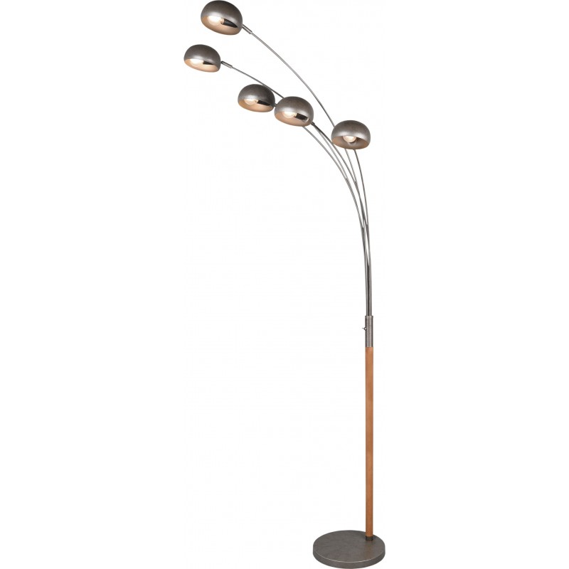 212,95 € Free Shipping | Floor lamp Reality Dito 210×30 cm. Living room and bedroom. Modern Style. Metal casting. Old nickel Color