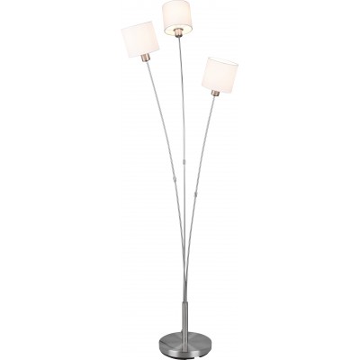 119,95 € Free Shipping | Floor lamp Reality Tommy 150×42 cm. Living room and bedroom. Modern Style. Metal casting. Matt nickel Color