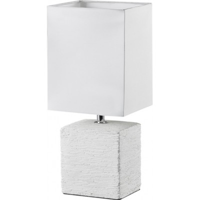 18,95 € Free Shipping | Table lamp Reality Ping 29×13 cm. Living room and bedroom. Modern Style. Ceramic. White Color
