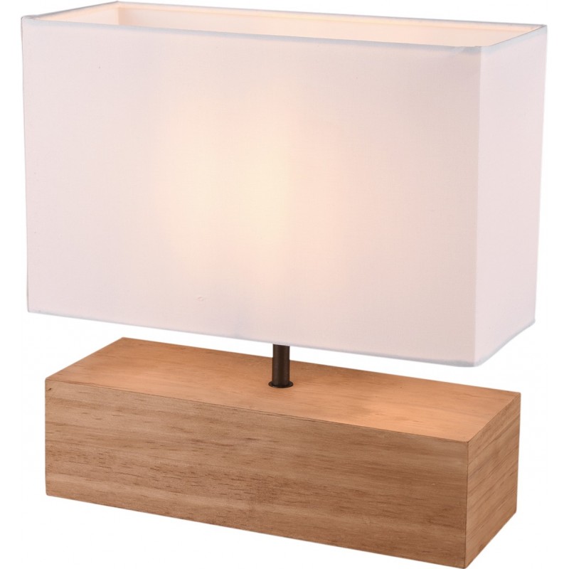 55,95 € Envoi gratuit | Lampe de table Reality Woody 31×30 cm. Salle et chambre. Style moderne. Bois. Couleur marron