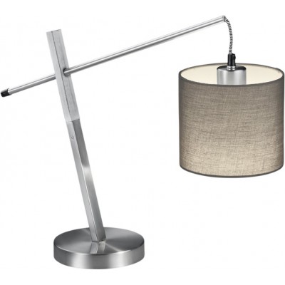 Lampe de table Reality Padme 48×16 cm. Salle et chambre. Style moderne. Métal. Couleur nickel mat