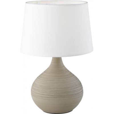 24,95 € Free Shipping | Table lamp Reality Martin Ø 20 cm. Living room and bedroom. Modern Style. Ceramic. Beige Color