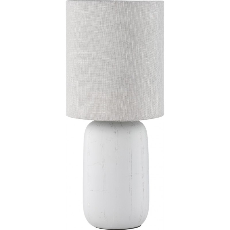 19,95 € Free Shipping | Table lamp Reality Clay Ø 15 cm. Living room and bedroom. Modern Style. Ceramic. Beige Color