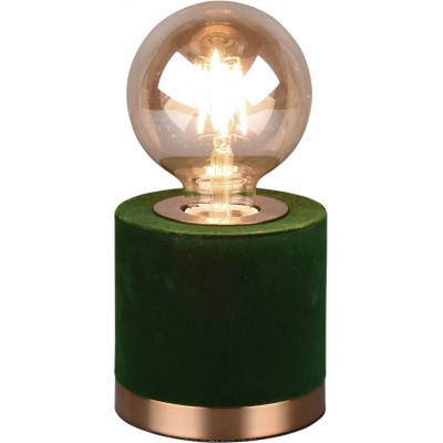 29,95 € Free Shipping | Table lamp Reality Judy Ø 11 cm. Living room and bedroom. Modern Style. Textile. Green Color