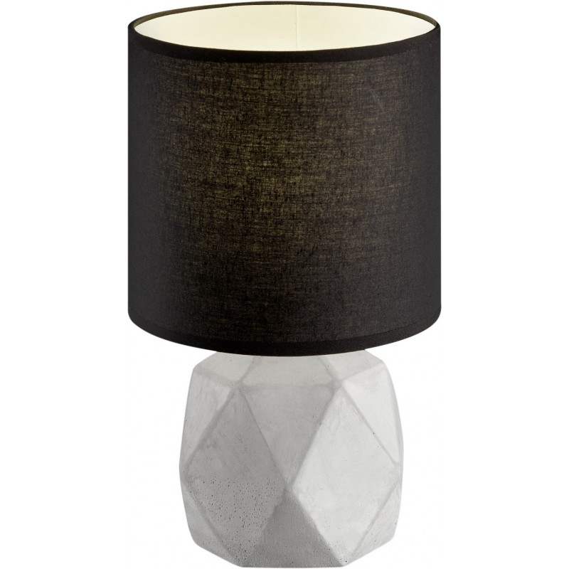 17,95 € Free Shipping | Table lamp Reality Pike Ø 16 cm. Living room and bedroom. Modern Style. Concrete. Gray Color