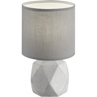 18,95 € Free Shipping | Table lamp Reality Pike Ø 16 cm. Living room and bedroom. Modern Style. Concrete. Gray Color