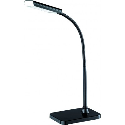 27,95 € Free Shipping | Table lamp Reality Pico 3W 3000K Warm light. 28×14 cm. Flexible. Integrated LED Office. Modern Style. Metal casting. Black Color
