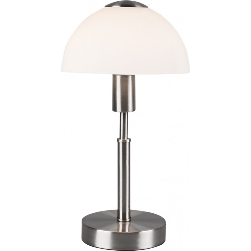 51,95 € Free Shipping | Table lamp Reality Don Ø 17 cm. Touch function Living room and bedroom. Modern Style. Metal casting. Matt nickel Color