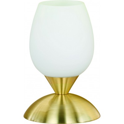 Lámpara de sobremesa Reality Cup Ø 12 cm. Función táctil Salón y dormitorio. Estilo clásico. Metal. Color cobre