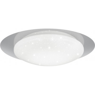 Lâmpada pendurada Reality Frodo 13W Ø 35 cm. Efeito estrela. LED RGBW multicolorido regulável. Controle remoto Sala de estar e quarto. Estilo moderno. Plástico e policarbonato. Cor branco