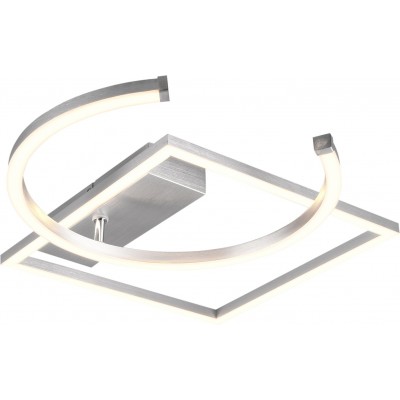 Deckenlampe Reality Pivot 23.5W 3000K Warmes Licht. 55×42 cm. Integrierte LED. Gerichtetes Licht. Decken und Wandmontage Wohnzimmer und schlafzimmer. Modern Stil. Metall. Aluminium Farbe