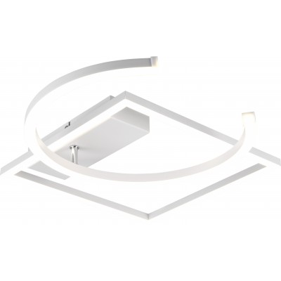82,95 € Free Shipping | Indoor ceiling light Reality Pivot 23.5W 4000K Neutral light. 55×42 cm. Integrated LED. Directional light. Ceiling and wall mounting Living room and bedroom. Modern Style. Metal casting. White Color
