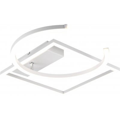 Lámpara de techo Reality Pivot 23.5W 4000K Luz neutra. 55×42 cm. LED integrado. Luz direccional. Montaje en techo y pared Salón y dormitorio. Estilo moderno. Metal. Color blanco