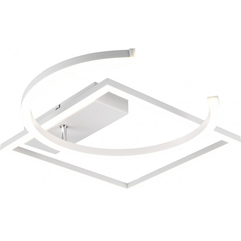 77,95 € Free Shipping | Indoor ceiling light Reality Pivot 23.5W 4000K Neutral light. 55×42 cm. Integrated LED. Directional light. Ceiling and wall mounting Living room and bedroom. Modern Style. Metal casting. White Color