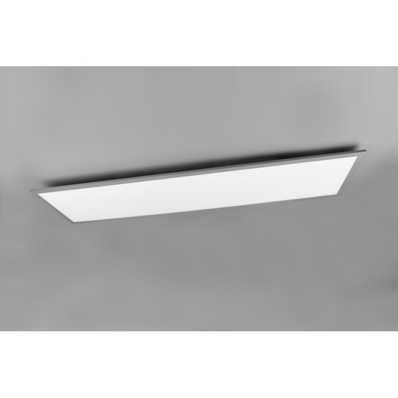 88,95 € Free Shipping | Indoor ceiling light Reality Alpha 34W 3000K Warm light. 120×30 cm. Integrated LED. Ceiling and wall mounting Living room and bedroom. Modern Style. Metal casting. Gray Color