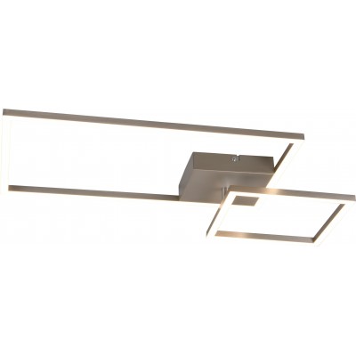 89,95 € Envio grátis | Lâmpada pendurada Reality Padella 25W 3000K Luz quente. 63×37 cm. LED reguláveis. Luz direcional Sala de estar e quarto. Estilo moderno. Fundição de metais. Cor níquel mate