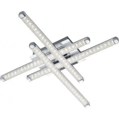 88,95 € Envio grátis | Lâmpada pendurada Reality Street 4.5W 3000K Luz quente. 50×50 cm. LED integrado Sala de estar e quarto. Estilo moderno. Metais. Cor cromado