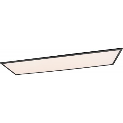 127,95 € Envio grátis | Lâmpada pendurada Reality Gamma 33.5W 120×30 cm. LED RGBW multicolorido regulável. Controle remoto Sala de estar e quarto. Estilo moderno. Fundição de metais. Cor preto