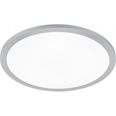 79,95 € Envio grátis | Lâmpada pendurada Reality Tiberius 20W 4000K Luz neutra. Ø 40 cm. LED integrado Sala de estar e quarto. Estilo moderno. Plástico e policarbonato. Cor cinza