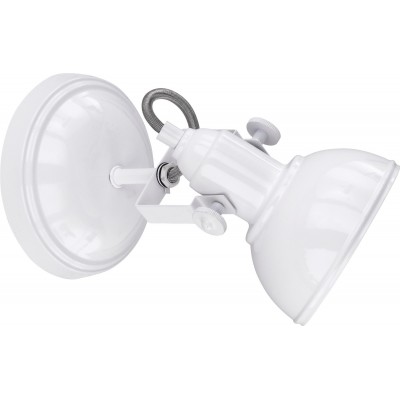 Indoor spotlight Reality Gina Ø 13 cm. Living room and bedroom. Classic Style. Metal casting. White Color