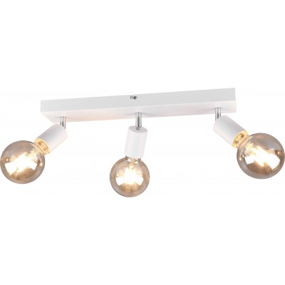 Ceiling lamp Reality Vannes 44×13 cm. Living room and bedroom. Modern Style. Metal casting. White Color