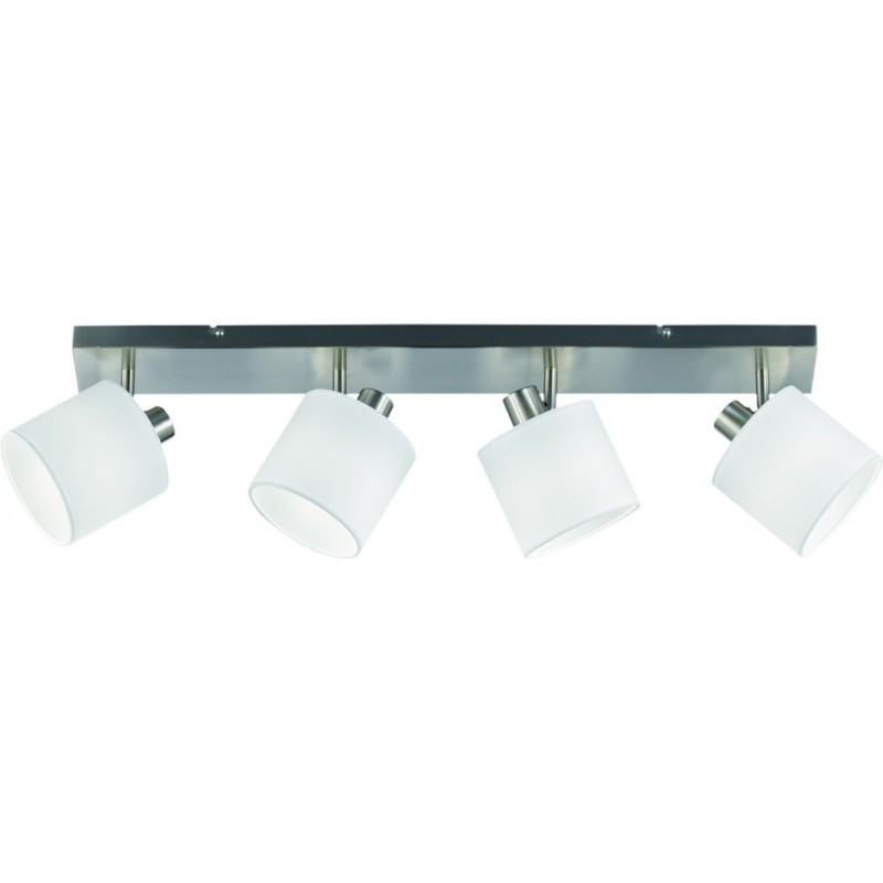 85,95 € Envio grátis | Refletor interno Reality Tommy 70×19 cm. Sala de estar e quarto. Estilo moderno. Fundição de metais. Cor níquel mate