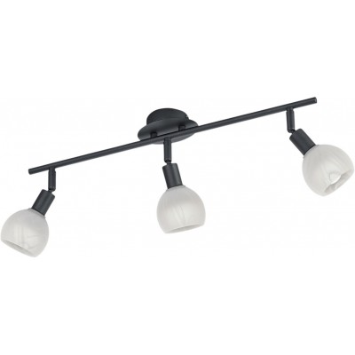 Indoor spotlight Reality Brest 58×21 cm. Ceiling and wall mounting Living room and bedroom. Modern Style. Metal casting. Black Color