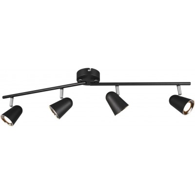 67,95 € Free Shipping | Indoor spotlight Reality Toulouse 3.5W 3000K Warm light. 78×17 cm. Dimmable LED. Directional light Living room and bedroom. Modern Style. Plastic and polycarbonate. Black Color