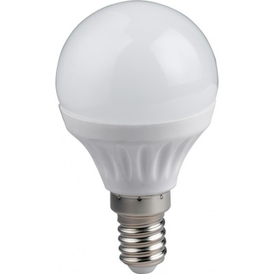 Bombilla LED Reality Bombilla 4W E14 LED 3000K Luz cálida. Ø 4 cm. LED RGBW multicolor regulable. Mando a distancia Salón y dormitorio. Estilo moderno. Plástico y Policarbonato. Color blanco