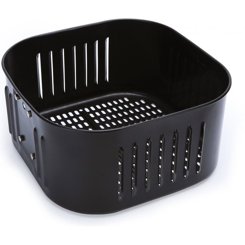 11,95 € Free Shipping | Kitchen appliance 24×24 cm. Non-stick basket. Fryer Accessory Aluminum. Black Color