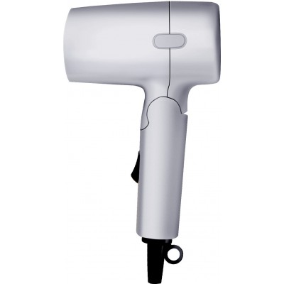 Personal care 1200W 17×16 cm. Portable travel hair dryer. Folding handle. 2 speeds. temperature setting ABS and Polycarbonate. Silver Color