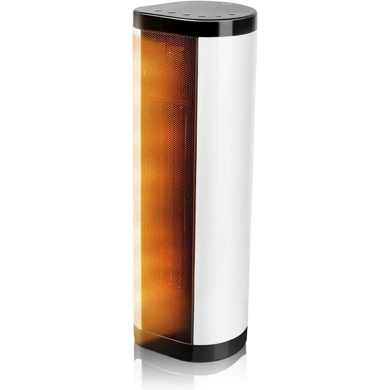 加热器 2000W 55×17 cm. Torre 振荡式陶瓷空气散热器。遥控。在水平和垂直位置使用。显示屏 ABS. 白色的 颜色